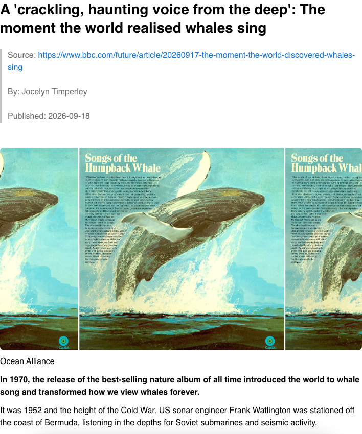 A BBC News article saved by Save2Plaud, rendered in Plaud: title, Source, byline, the lead image and the body text
